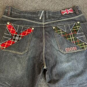 COOGI Vintage Men's Jeans 48X36 Distressed Denim Y2K Embroidered Streetwear